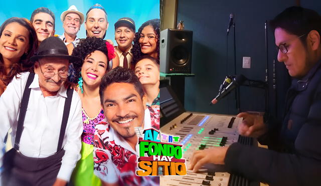 Antes de unirse al equipo de 'Al fondo hay sitio', el sonidista Gelio Cuba laboró en 'Así es la vida'. Foto: composición LR/América TV/TikTok/geliocuba