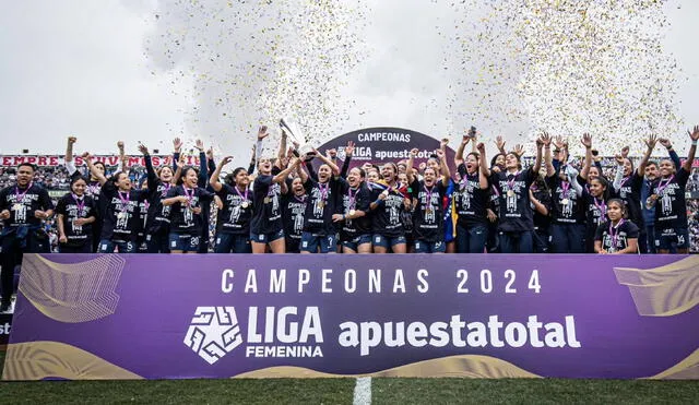 Alianza Lima se coronó campeón de la Liga Femenina 2024 tras vencer a Universitario. Foto: Liga Femenina Apuesta Total