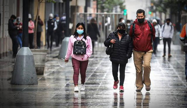 Limeños experimentaron fuerte llovizna este 31 de agosto. Foto: Difusión