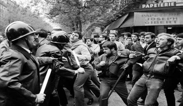 Matilde Caplansky vivió en París los hechos de mayo del 68. Dice que sintió temor de la revuelta callejera. Fotografía: AFP