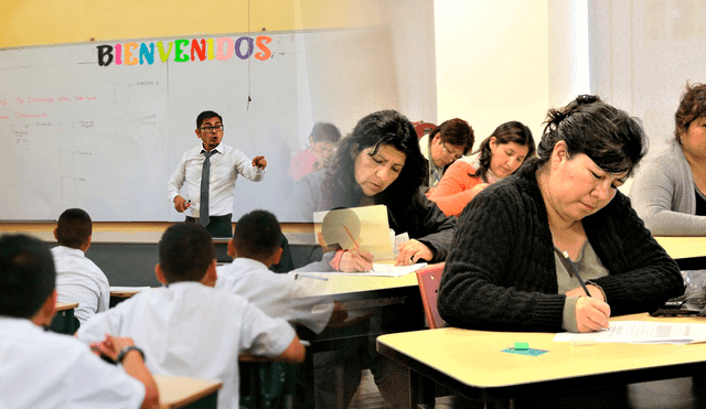 Podrás inscribirte para el ascenso docente a cualquier hora del día. Foto: composición LR/Andina/Minedu.