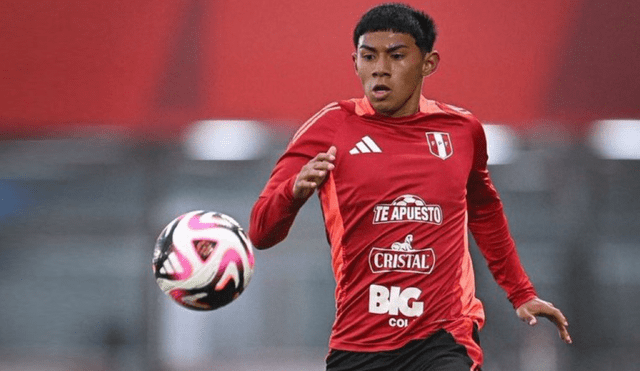 Maxloren Castro afronta su primera experiencia en la selección peruana mayor. Foto: Twitter