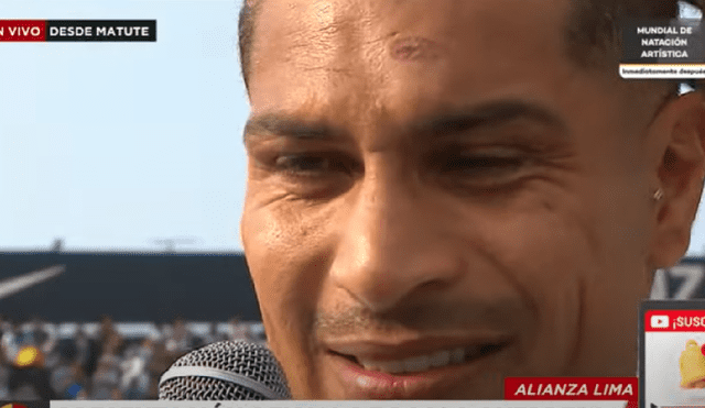 Paolo Guerrero jugará por primera vez como profesional en Alianza Lima. Foto: Latina TV