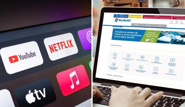 Las plataformas digitales que no están domiciliadas podrán realizar su inscripción desde cualquier ubicación a través de la página web de Sunat. Foto: composición LR/Andina