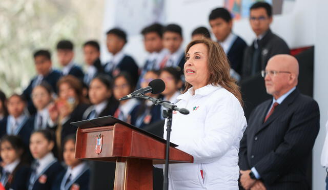 Dina Boluarte minimizó las críticas que tuvo su mensaje a la Nación. Foto: Presidencia Perú.