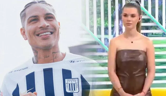 Brunella Horna explotó contra la producción luego que la enfocaran incómoda con la presentación de Paolo Guerrero en Alianza Lima. Foto: composición LR/Instagram Alianza Lima/captura