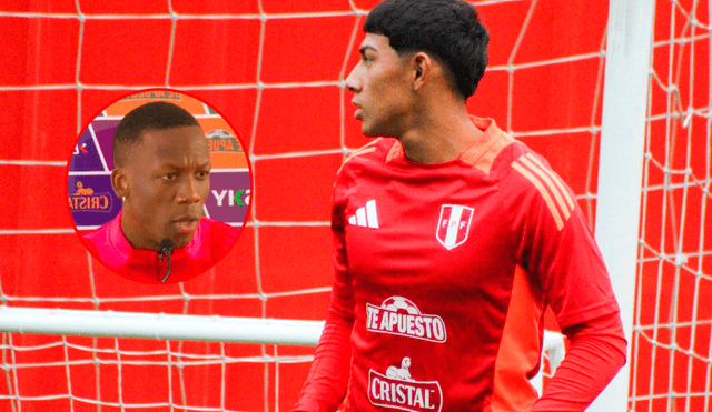 Maxloren se unió a los entrenamientos de la selección mayor de Perú. Foto: composición LR/Katherine Magallanes