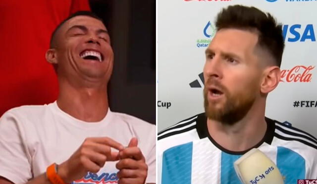 Cristiano Ronaldo y Lionel Messi son considerados las máximas estrellas del fútbol mundial. Foto: composición de LR/captura de YouTube/TyC Sports