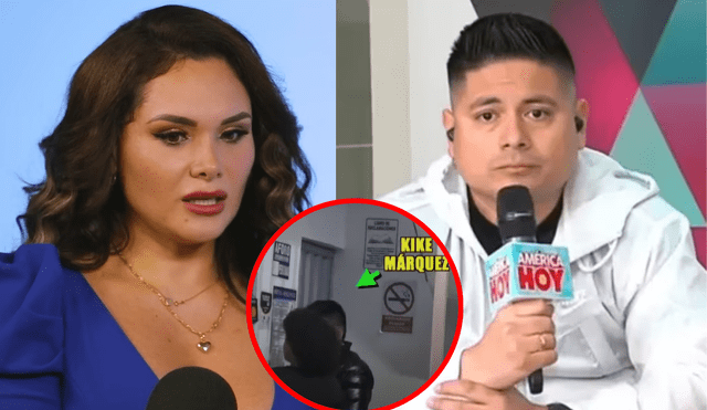 Génesis Tapia anunció el fin de sus ocho años de matrimonio con Kike Márquez tras ampay de su esposo con joven. Foto: Composición LR/Captura Youtube/Captura América TV/Captura ATV