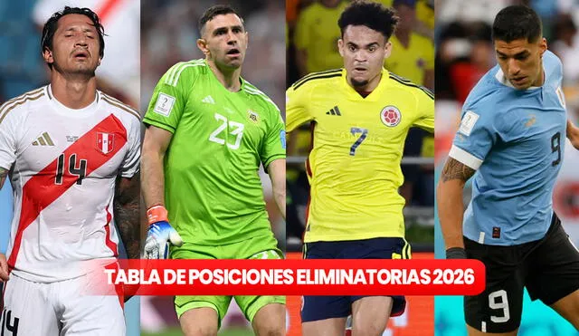 Estas eliminatorias sudamericanas darán 6 cupos directos al Mundial 2026. Foto: composición de LR/AFP