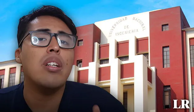 Emhir Rodríguez decidió ingresar a la UNI, motivado por su deseo de estudiar en la mejor universidad de ingeniería de Perú, pese a los desafíos académicos que enfrentó. Foto: composición LR/Enrro24