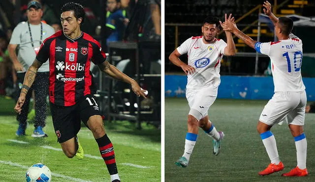 Alajuelense debuta en los cuartos de final del Torneo de Copa ante Escorpiones. Foto: composición LR/Alajuelense/Escorpiones de Belén/X