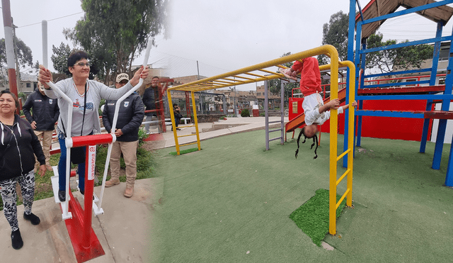 Parque recreacional hecho con armas de fuego fundidas en el Callao. Foto: composición LR/Rosario Rojas.