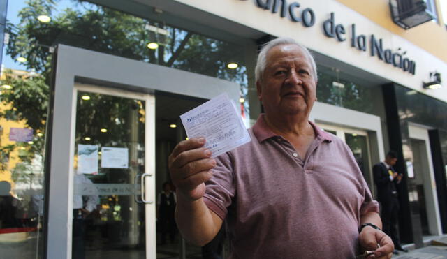 Se puede cobrar en cualquier agencia del Banco de la Nación. Foto: Hanslitt Cruzado/La República