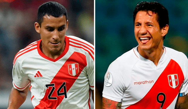 Alex Valera y Gianluca Lapadula podrían ser la dupla en ataque de Perú ante Colombia. Foto: AFP/EFE