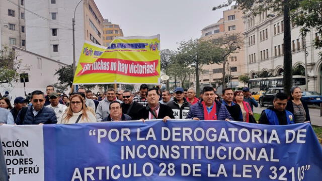 Estatales articulan perspectivas de lucha para los próximos meses antes de que se apruebe el proyecto de presupuesto 2025. Foto: Cite