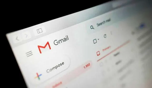 Gmail es el servicio de correo electrónico más usado del mundo. Foto: T13