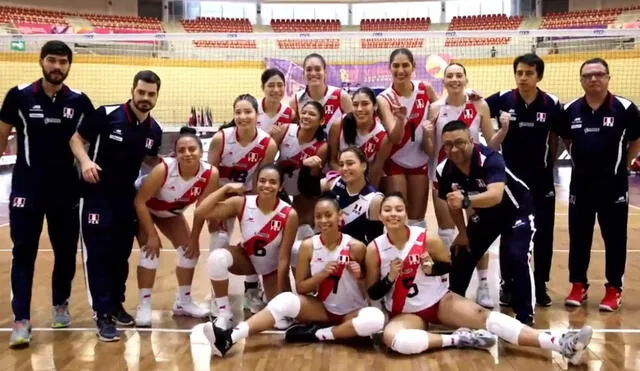 La selección peruana de vóley sub-21 lleva dos victorias en esta Copa Panamericana sub-23. Foto: captura de FMVB