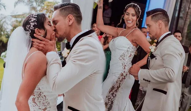 Melissa Paredes y Anthony Aranda han sabido afrontar las críticas a su romance. Foto: Composición LR/Captura/Instagram