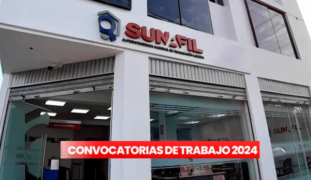 La convocatoria es hasta el 17 de setiembre. Foto: Sunafil