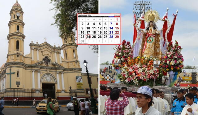 El feriado regional se estableció para celebrar a La Virgen de las Mercedes. Foto: Andina/RadioNacional/LR