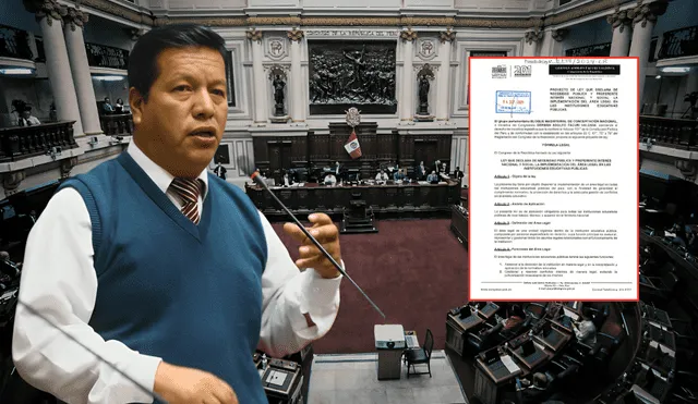 Congresista Germán Tacuri quiere incluir abogados en instituciones públicas del Perú.