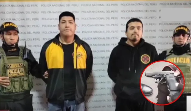 Dos presuntos raqueteros fueron detenidos en el distrito de El Agustino. Foto: TVPerú