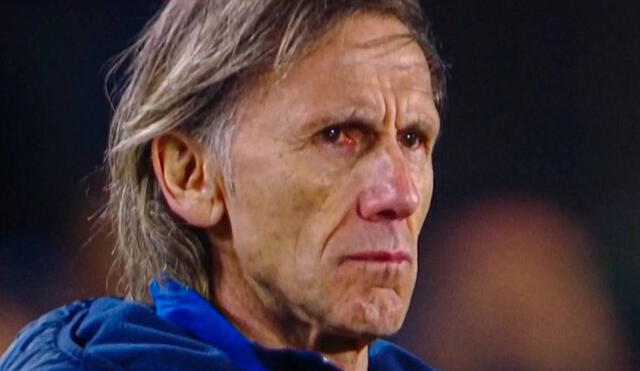 Ricardo Gareca ha dirigido su séptimo partido al mando de Chile. Foto: captura de Movistar