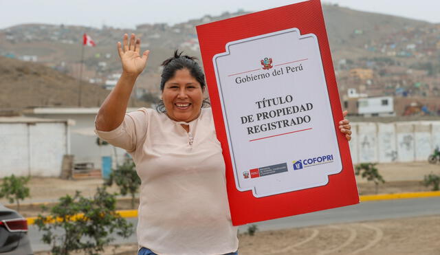 La Ley N° 31056 que amplía los plazos de la titulación de posesiones informales establece un candado para evitar el tráfico de terrenos. Foto: Ministerio de Vivienda