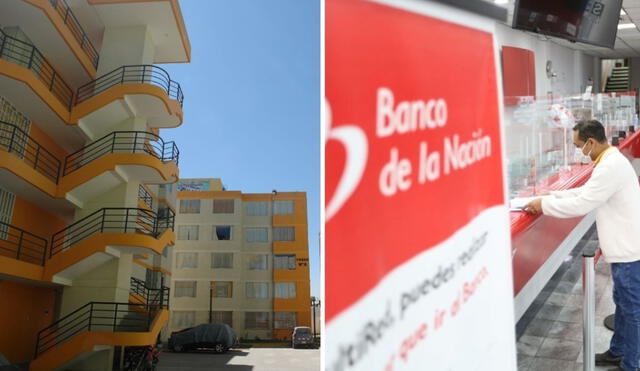 El Banco de la Nación ofrece un crédito hipotecario para financiar desde S/15.000 hasta el 90% del valor de venta de un inmueble. Foto: composición LR/Andina