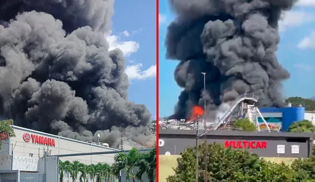 Incendio en Caracas: hasta el momento, se desconocen las causas del siniestro. Foto: composición LR/difusión en X