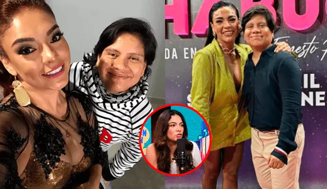 Miluska Jácome es la productora de Ernesto Pimentel, quien a la vez es la madre de su hijo. Foto: Composición LR/Instagram Cielo Torres/YouTube.