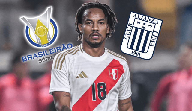 André Carrillo se formó en las divisiones menores de Alianza Lima. Foto: composición LR/Transfermarkt/Alianza Lima/Brasileirao