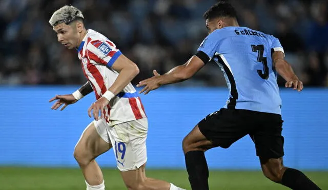 Uruguay recibió a Paraguay en el Centenario por la fecha 7 de las Eliminatorias 2026. Foto: AFP