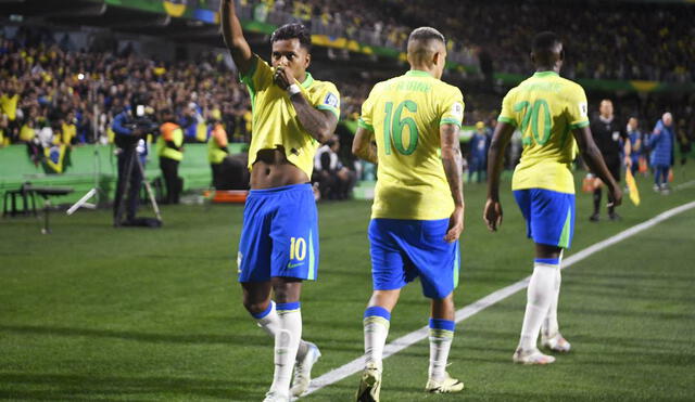 Ecuador y Brasil jugaron en el Estadio Antônio Couto Pereira. Foto: AFP