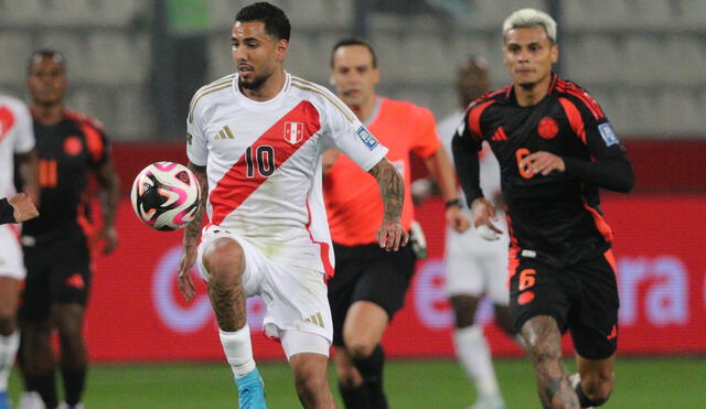 Sergio Peña fue uno de los mejores jugadores de la selección peruana ante Colombia