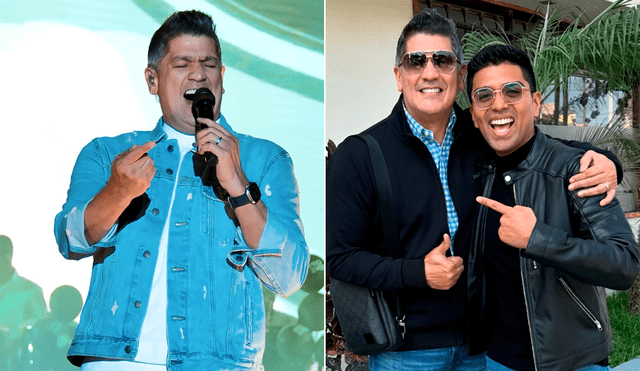 Eddy Herrera y Christian Yaipén grabaron 'Amor vuelve', tema de Estanis Mogollón. Foto: Instagram/Eddy Herrera