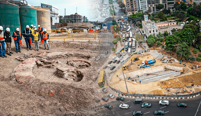 Encuentran jardinera de hacienda del siglo XIX en medio de la Línea 2 del Metro de Lima. Foto: composición de Gerson Cardoso/Andina/La República