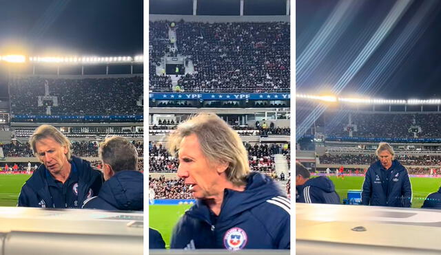 Ricardo Gareca aún no consigue una victoria en un partido oficial con Chile. Foto: composición LR/captura de Malena Marrero