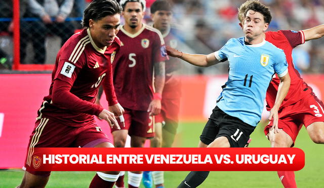 Venezuela jugará a las 5.00 p. m. ante Uruguay por la fecha 8 de las Eliminatorias 2026. Foto: composición LR