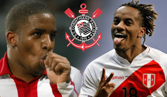 André Carrillo será el tercer peruano que juegue en el Corinthians. Foto: composición LR/Transfermarkt/AFP