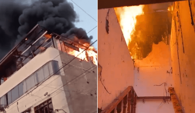 Almacén sufrió daños a causas del fuego provocado. Foto: Cristina Galvez - LR