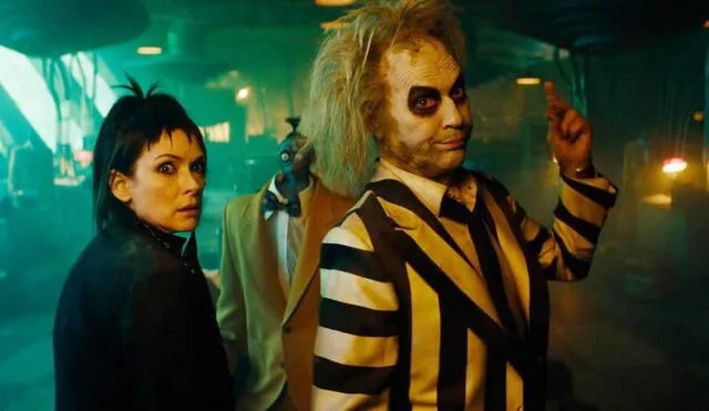‘Beetlejuice 2’ se estrenó 36 años después de lanzamiento de la primera cinta de la saga de Tim Burton. Foto: Warner Bros. Pictures ‘Beetlejuice 2’ se estrenó 36 años después de lanzamiento de la primera cinta de la saga de Tim Burton. Foto: Warner Bros. Pictures