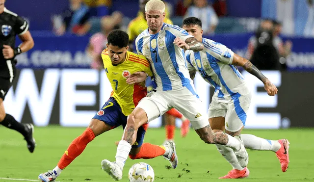 Colombia y Argentina se enfrentaron por última vez en la Copa América. Foto: AFP