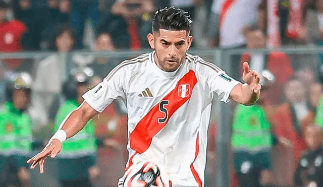 Carlos Zambrano jugó los 90 minutos ante Colombia. Foto: DSports.