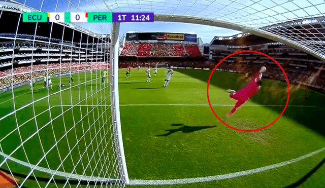 Pedro Gallese también arrancó el Perú vs. Colombia. Foto: captura de Movistar Deportes