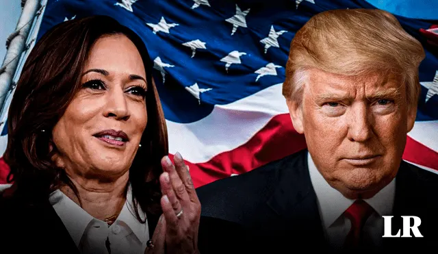 Kamala Harris y Donald Trump tuvieron intenso debate electoral | Lr / Composición Gerson Cardozo