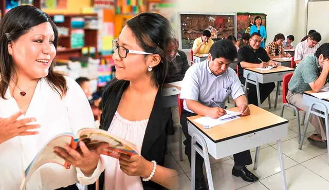 Los docentes que no estén conformes con sus resultados del examen de Nombramiento pueden presentar reclamos hasta cinco días hábiles después de la publicación. Foto: composición LR/difusión