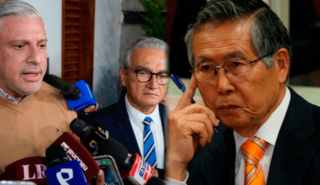 Médicos de Fujimori se pronunciaron en las afueras de la casa de Keiko. Foto: composiciónLR/La República/difusión