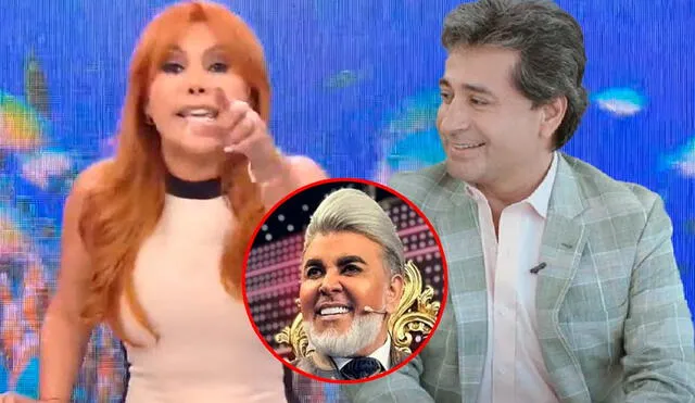 Magaly Medina responde a todos los críticos que vinculan a su esposo Alfredo Zambrano con Andrés Hurtado. Foto: Composición LR/Captura/ATV/Captura/YouTube/Captura/Panamericana TV